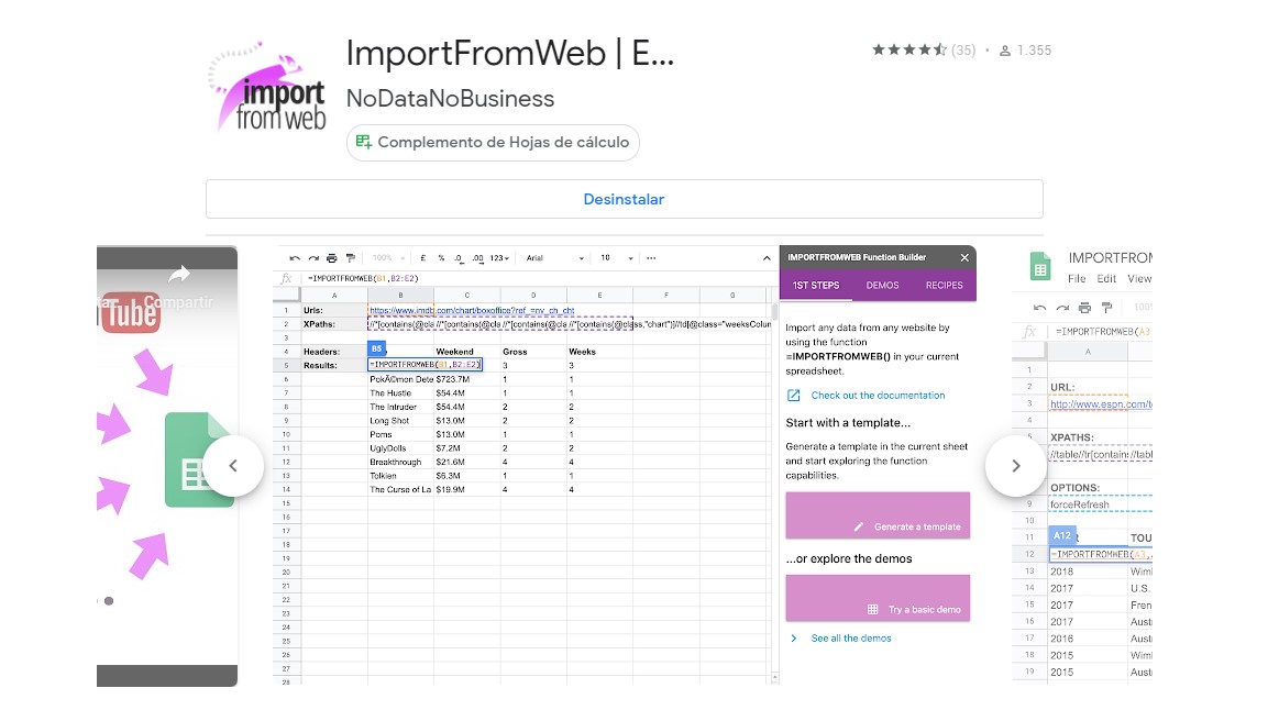 En este momento estás viendo ImportFromWeb: una alternativa a ImportXml para scrapear webs con Google SpreadSheets